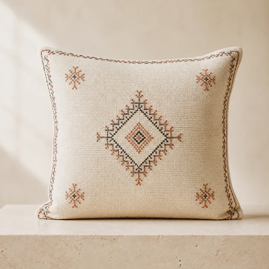وسادة صحراء منسوجة
